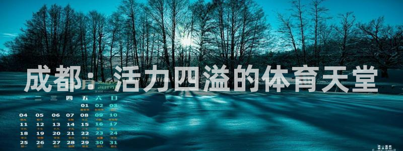 意昂4集团官网首页网址：成都：活力四溢的体育天堂
