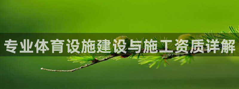 意昂4官网：专业体育设施建设与施工资质详解