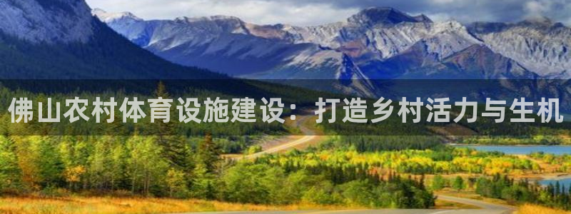 意昂体育4官方客服电话：佛山农村体育设施建设：打造乡村活力与