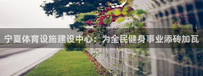 意昂体育4平台是正规平台吗安全吗：宁夏体育设施建设中